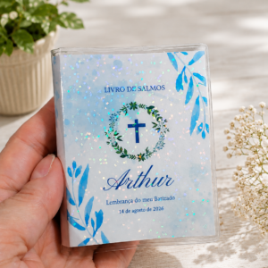 Mini Livro de Salmos Batizado (Kit 12 unidades)